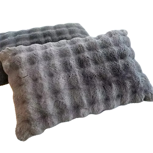 Luxury Plush Faux Fur Pillowcases (Set of 2) | 48x74cm Soft Velvet Covers